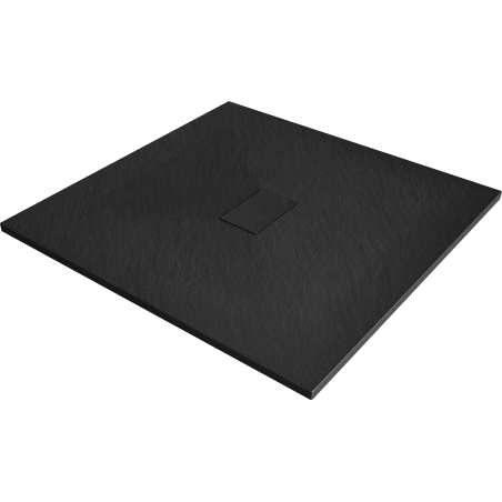 Mexen Hugo Quadratische Duschwanne SMC 100 x 100 cm, Schwarz - 42701010