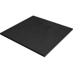 Mexen Hugo Quadratische Duschwanne SMC 70 x 70 cm, Schwarz - 42707070