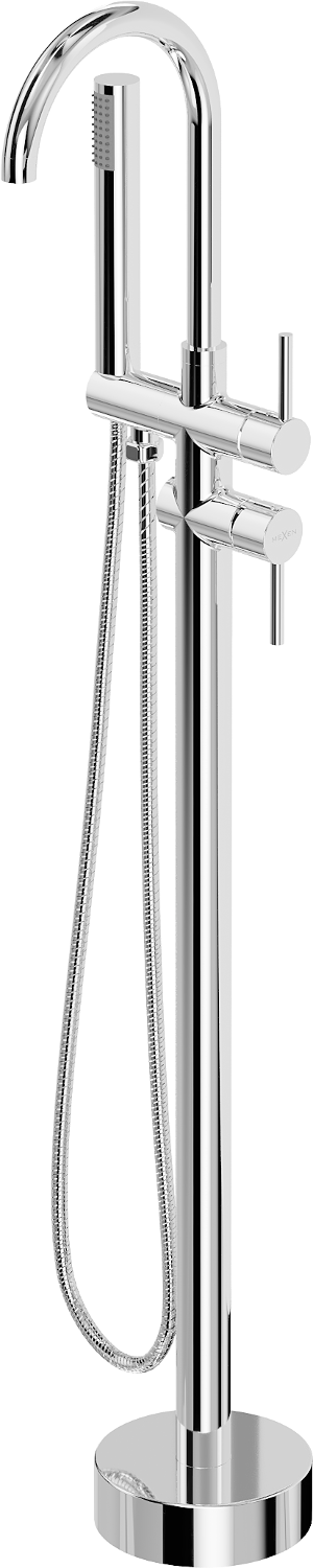 Mexen Alma freistehende Wannenbatterie, Chrom - 75033-00