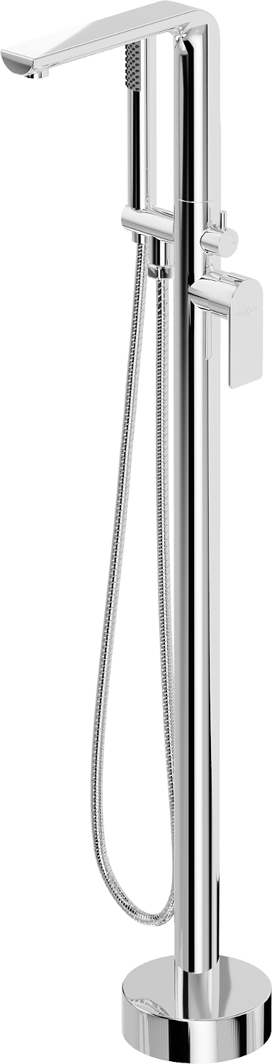 Mexen Roxy freistehende Wannenbatterie, Chrom - 75533-00