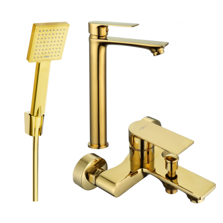 Mexen Royo R45 Badewannenset, Gold - 72213R45-50