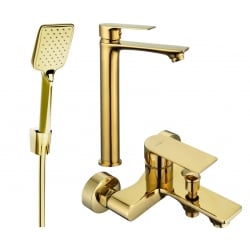 Mexen Royo R62 Badewannenset, Gold - 72213R62-50