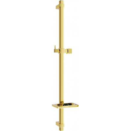 Mexen DQ Duschstange mit Seifenschale 80 cm, Gold - 79381-50