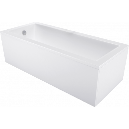 Mexen Cubik Badewanne rechteckig 120 x 70 cm mit Verkleidung, weiß - 55031207000X