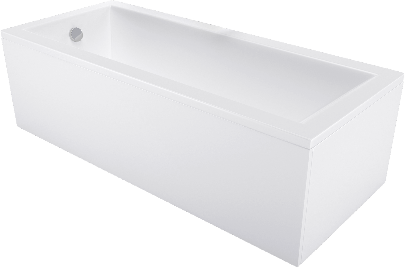 Mexen Cubik Rechteckbadewanne 180 x 90 cm mit Verkleidung, weiß - 55031809000X