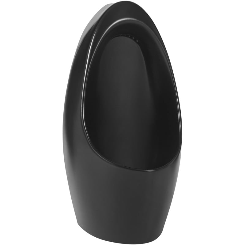 Mexen Lucas Urinal hängend, schwarz matt - 37027070