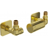 Mexen G05 Thermostat-Set mit Abdeckplatte S, Gold - W903-958-909-50