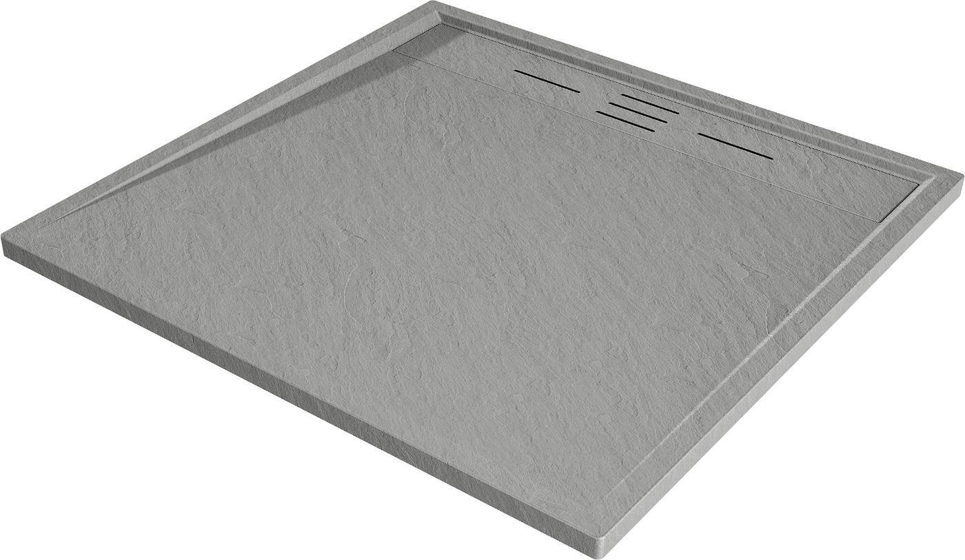 Mexen Amon Quadrat Dusche SMC 90 x 90 cm, grau - 4F619090