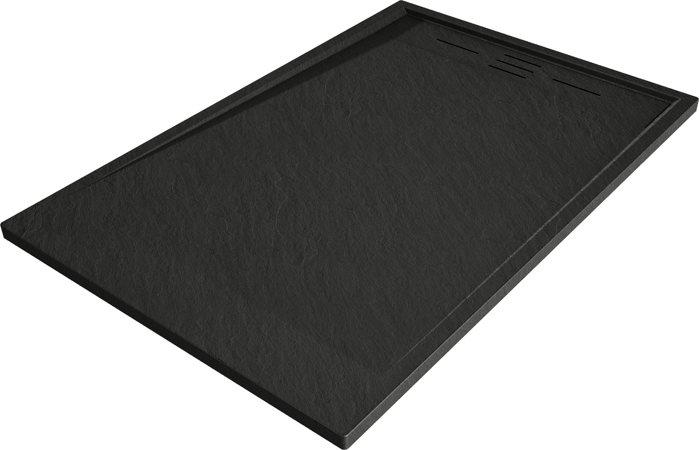 Mexen Amon Rechteck Duschwanne SMC 120 x 70 cm, schwarz - 4F707012