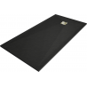 Mexen Stone+ rechteckige Verbundduschtasse 180 x 80 cm, schwarz, Abdeckplatte gold - 44708018-G