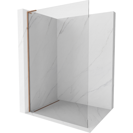 Mexen Kioto L Dusche Walk-in 55 x 200 cm, transparent, roségold - 800-055-103-60-00