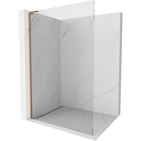 Mexen Kioto L Walk-in Duschwand 95 x 200 cm, transparent, roségold - 800-095-103-60-00