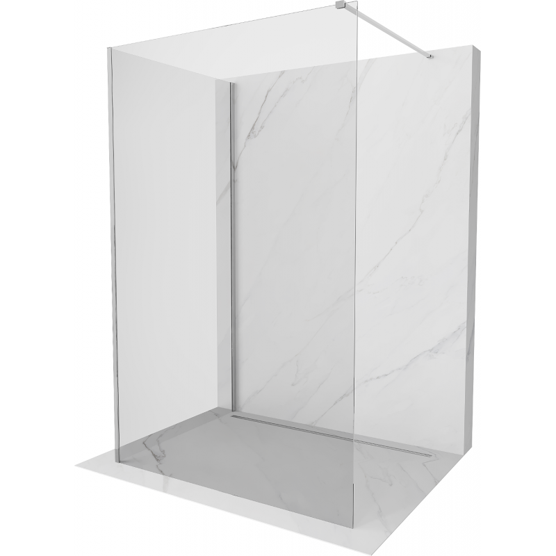 Mexen Kioto Walk-in Duschwand 90 x 70 cm, transparent, chrom - 800-090-212-01-00-070