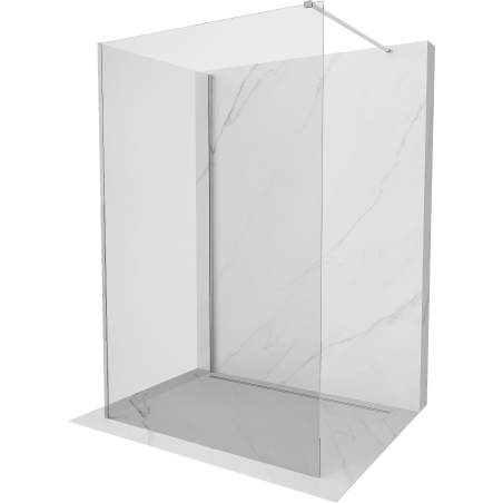 Mexen Kioto Duschwand Walk-in 125 x 70 cm, transparent, chrom - 800-125-212-01-00-070