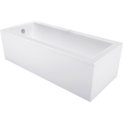 Mexen Cubik Rechteckbadewanne 160 x 70 cm mit Verkleidung, Weiß - 55031607000X