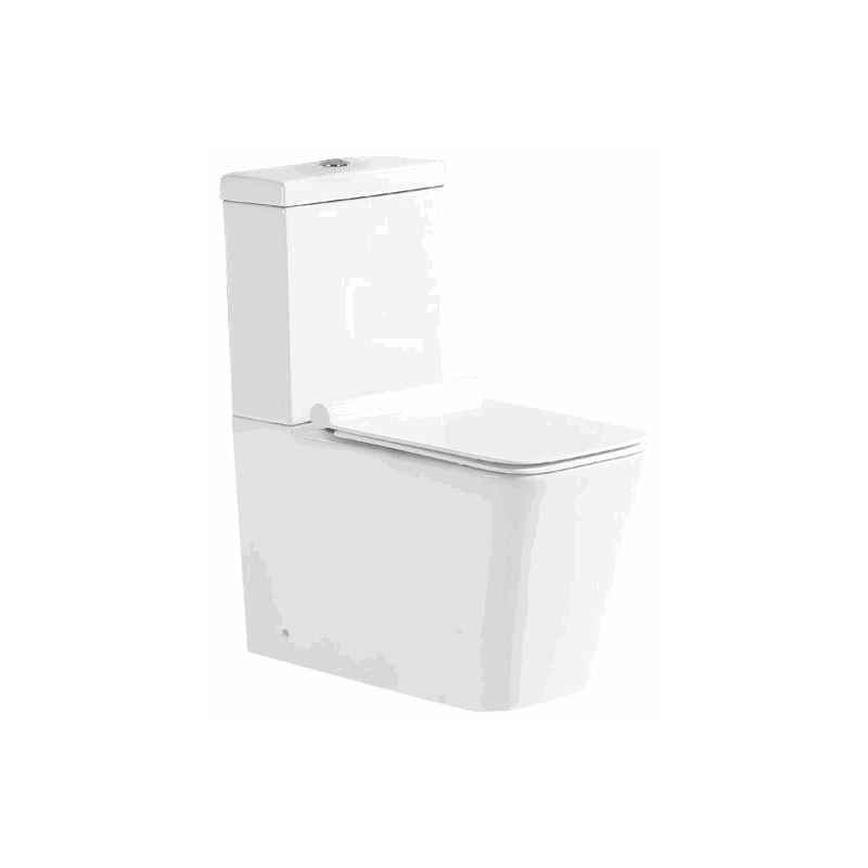 Mexen Cube WC Garnitur inkl. Sitz mit Absenk-Automatik, Weiß - 31014000