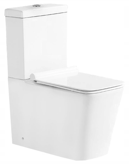 Mexen Cube WC Garnitur inkl. Sitz mit Absenk-Automatik, Weiß - 31014000