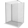 Mexen Kioto Dusche Walk-in 90 x 90 cm, transparent, gun gray gebürstet - 800-090-212-66-00-090