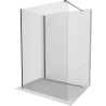 Mexen Kioto Walk-in Duschwand 90 x 80 cm, transparent, schwarz - 800-090-212-70-00-080