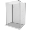 Mexen Kioto Duschtür Walk-in 120 x 70 x 30 cm, transparent, gun metal - 800-120-070-221-95-00-030