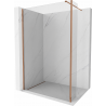 Mexen Kioto Duschwand Walk-in 95 x 30 cm, transparent, roségold - 800-095-212-60-00-030