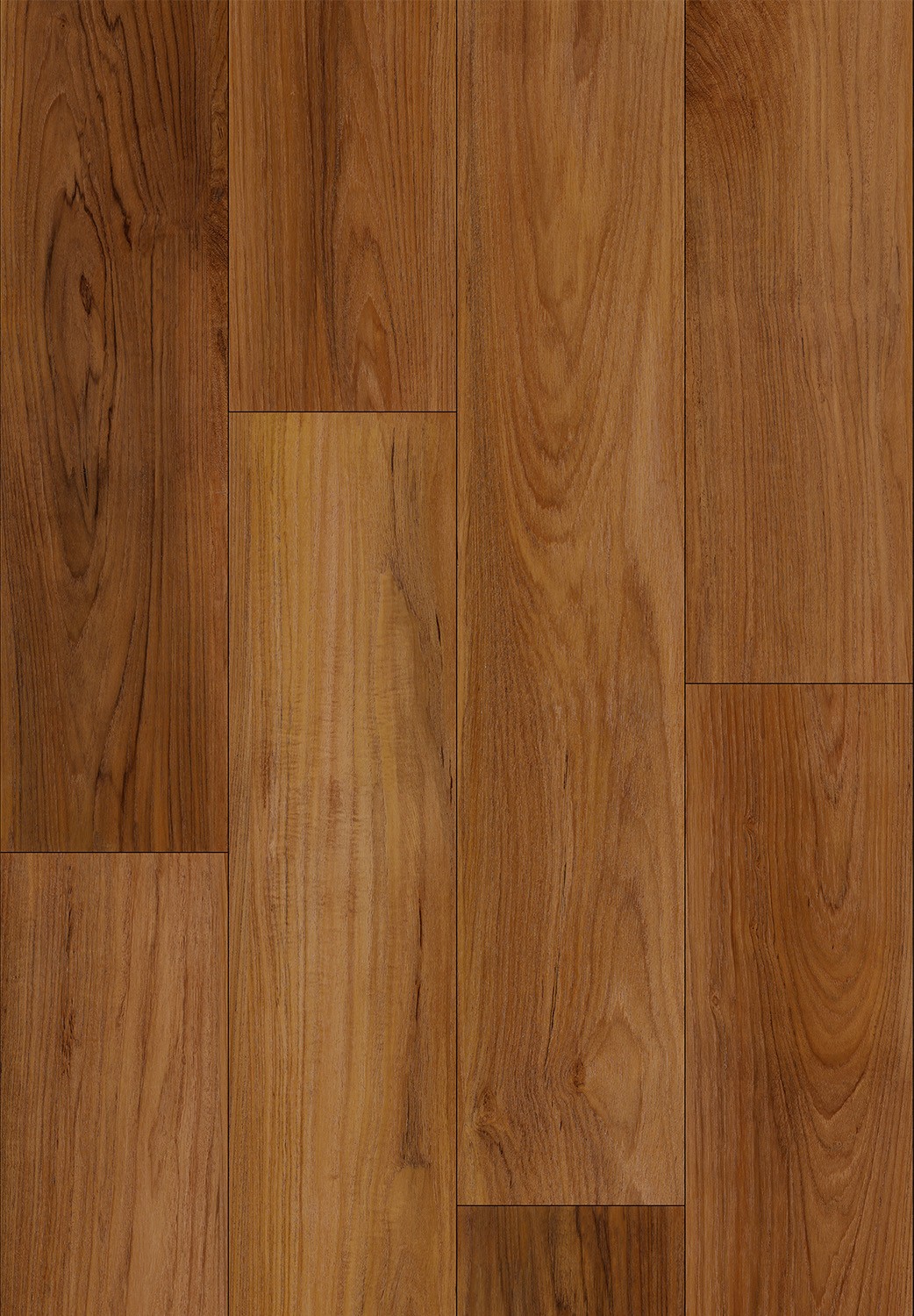 Mexen Lubbock Vinylpaneele 1240 x 182 mm SPC 6,5 mm, IXPE-Unterlage 1,5 mm, 4 V-Fuge, Teak - F1092-1240-182-505-4V1-02