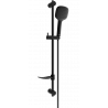 Mexen DF33 Schiebe-Dusch-Set, Schwarz - 785334582-70