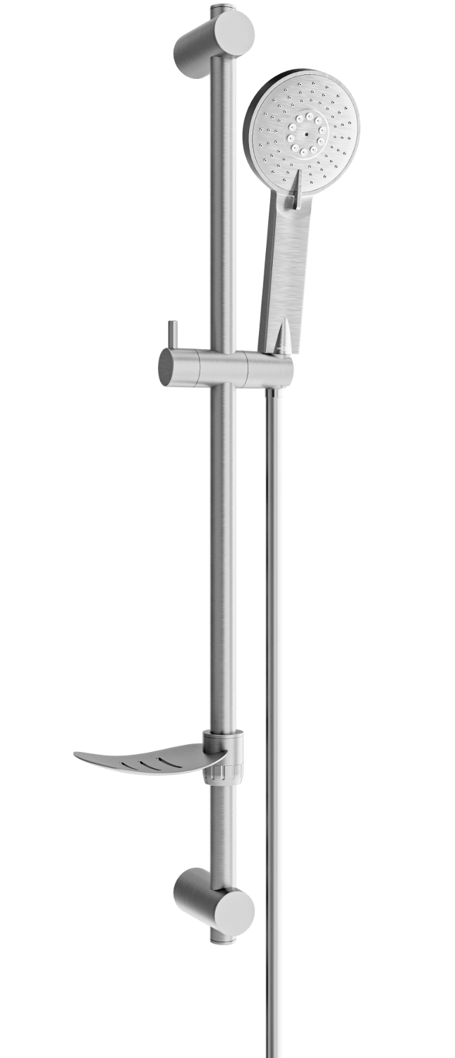 Mexen DF40 Schiebe-Dusch-Set, Graphit - 785404582-66