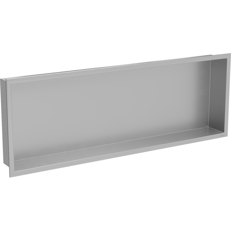 Mexen X-Wall-R Einbauregal mit Flansch 90 x 30 cm, inox - 1910903010