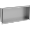 Mexen X-Wall-NR Einbauregal ohne Rahmen 45 x 20 cm, inox - 1911452010