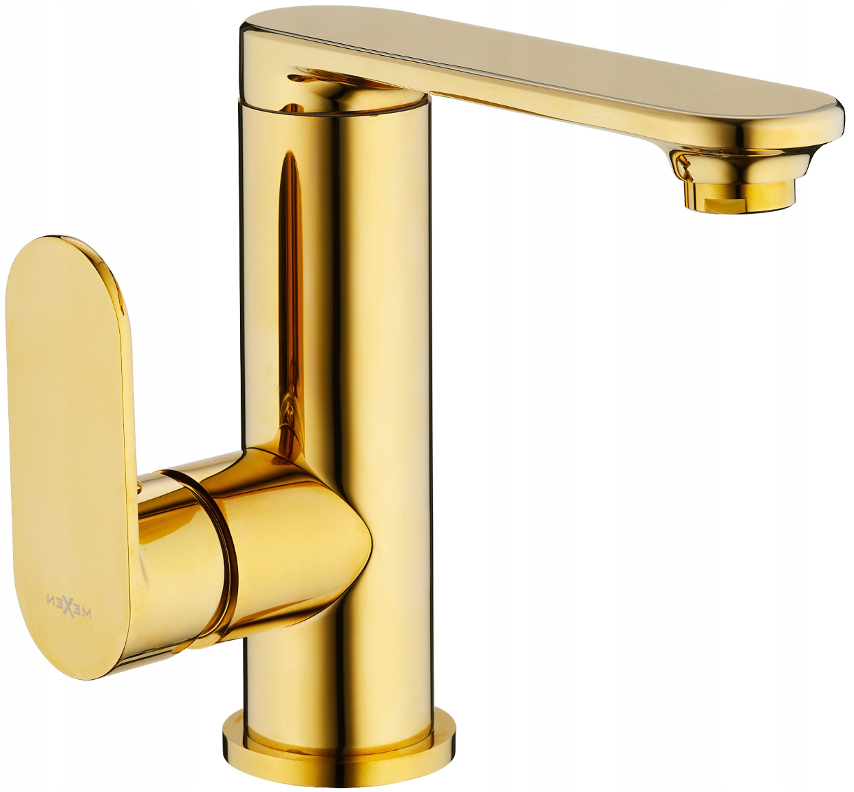 Mexen Milo Waschtisch-Seitenhebelmischer, Gold - 71305-50