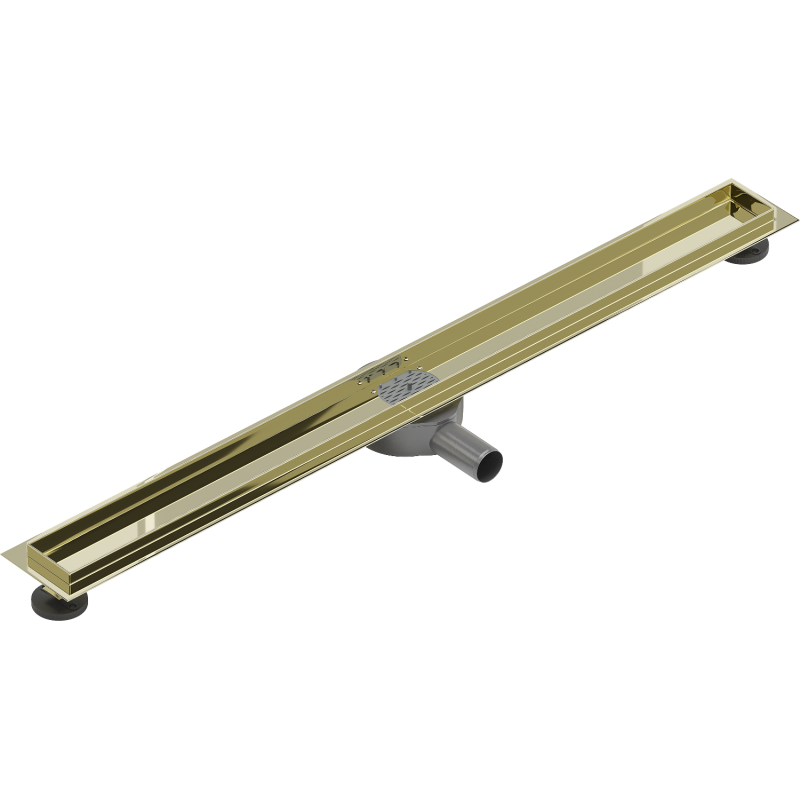 Mexen Flat 360 Abdeckung für lineare Duschabläufe 80 cm, Gold - 1540080