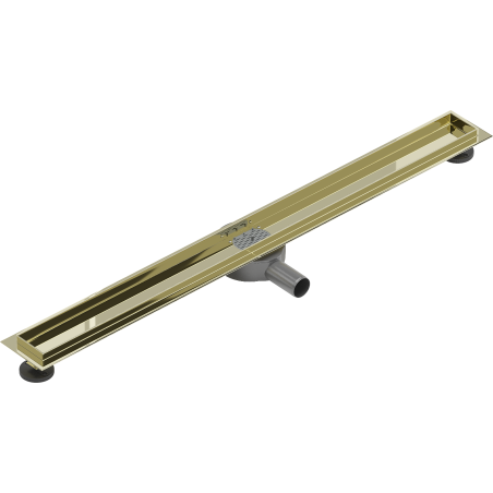 Mexen Flat 360 Abdeckung für lineare Duschabläufe 90 cm, Gold - 1540090