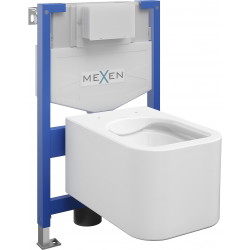 Mexen WC-Unterputzmontageset Felix XS-F Rahmen mit WC Elis, Weiß - 6803391XX00