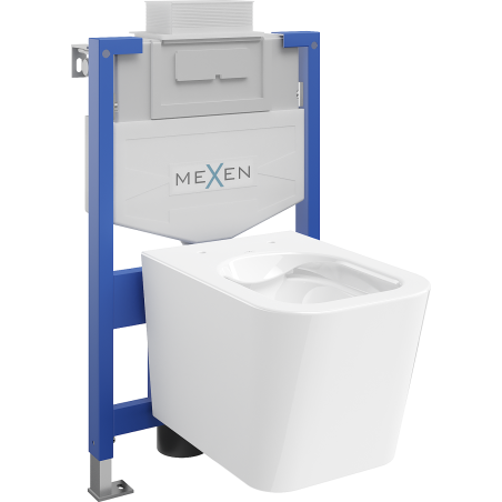 Mexen WC-Unterputzmontageset Felix XS-U Rahmen mit WC Teo, Weiß - 6853385XX00