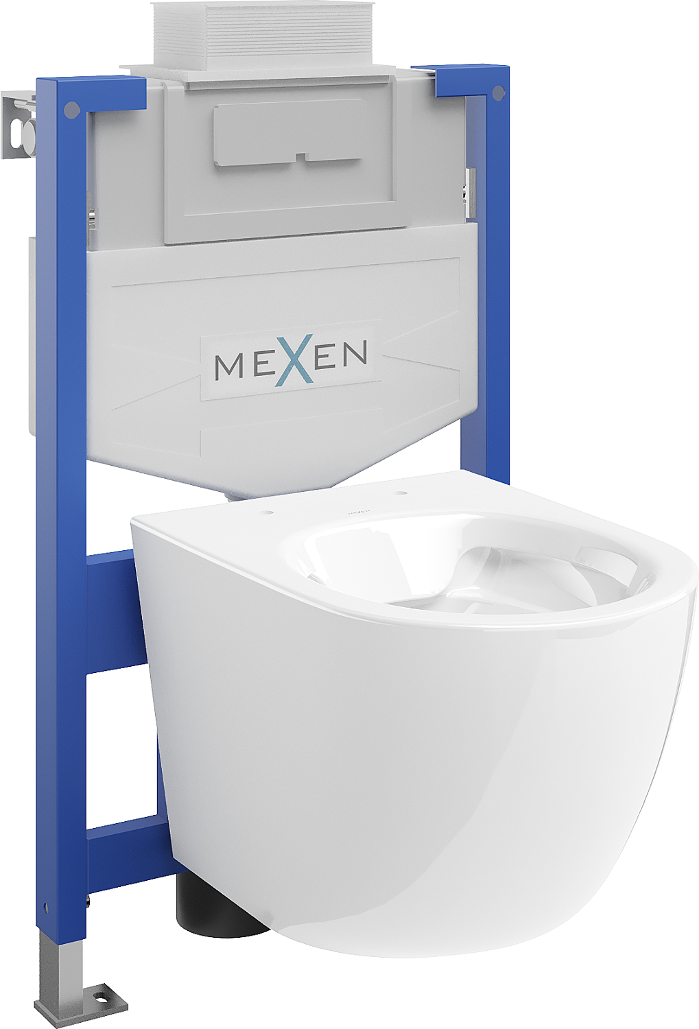 Mexen WC-Unterputzmontageset Felix XS-U Rahmen mit WC Lena, Weiß - 6853322XX00