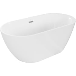 Mexen Livia freistehende Badewanne 150 x 75 cm, Weiß - 52591507500