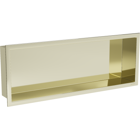 Mexen X-Wall-R Einbauregal mit Flansch 60 x 20 cm, Gold- 1950602010