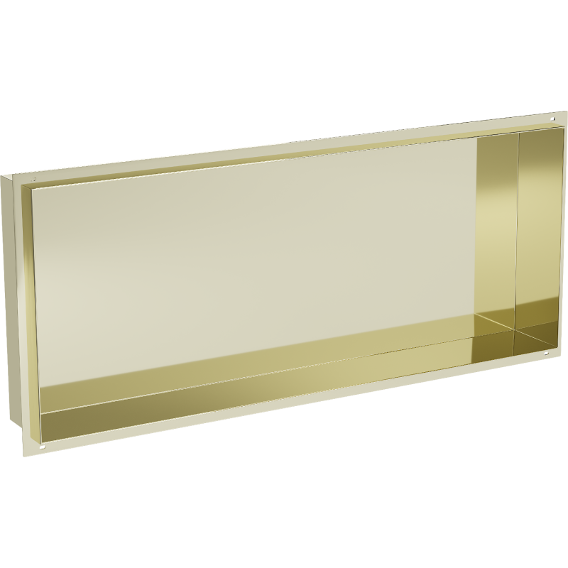 Mexen X-Wall-NR Einbauregal ohne Rahmen 75 x 30 cm, Gold - 1951753010