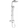 Mexen CQ33 Badewannen-/Brausegarnitur mit Kopfbrause und Thermostatmischer, Chrom - 779103395-00
